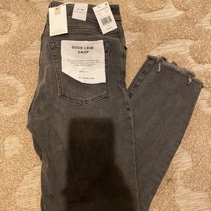 Good American good legs crop 8